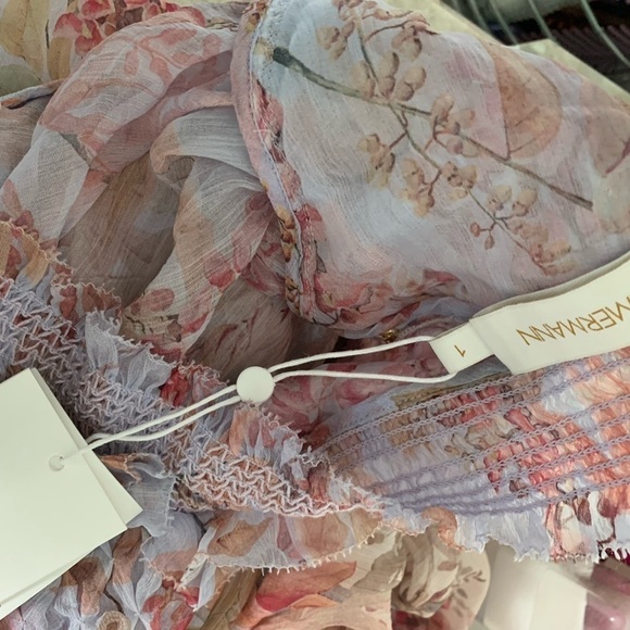 ZIMMERMANN Botanica Smocked-Yoke Blouse - Picture 11 of 13